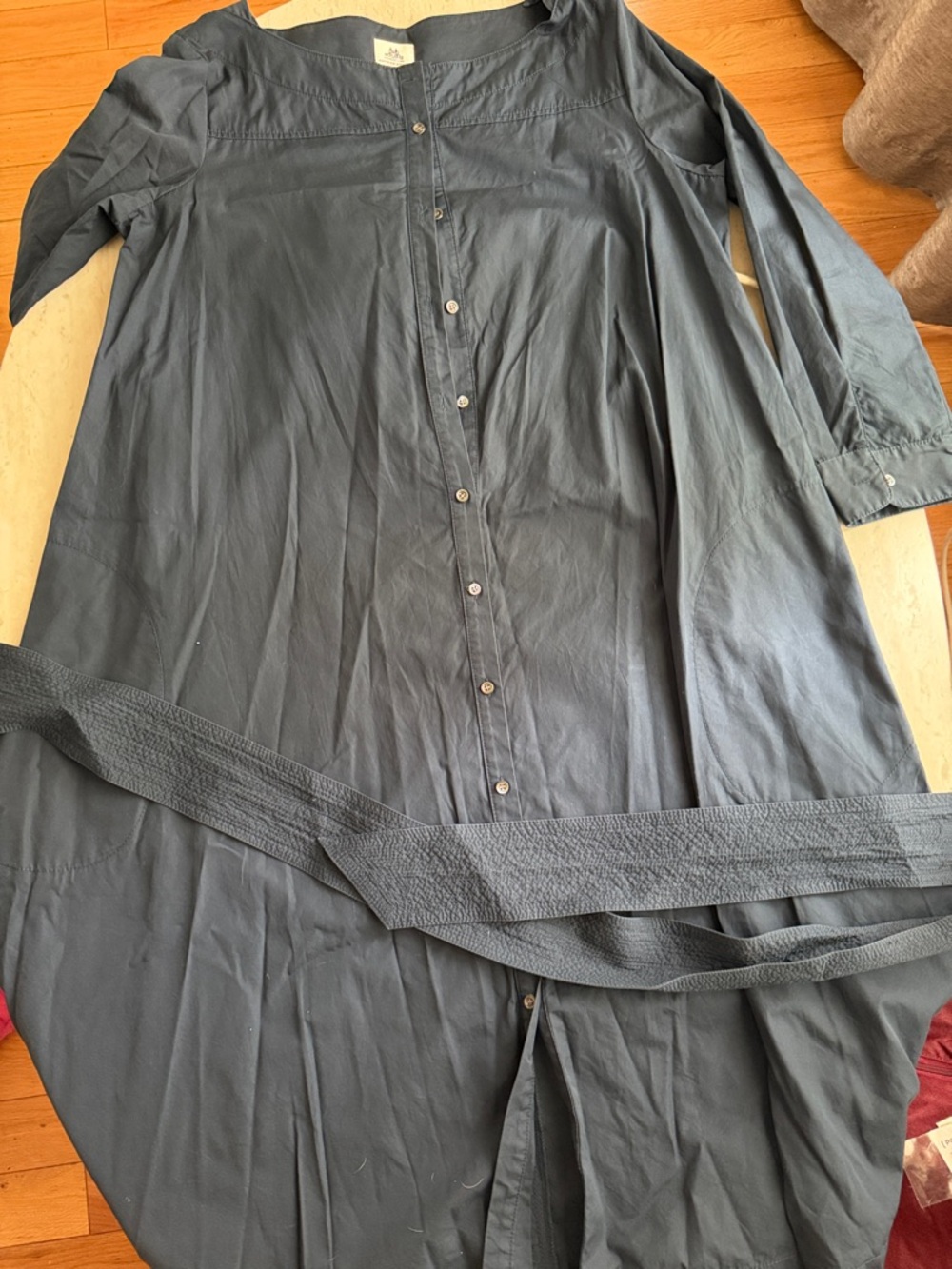 Women’s JCrew Dress Navy Blue with Belt